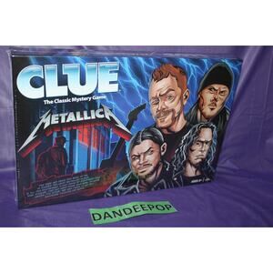 Hasbro Metallica Clue Board Game USAOpoly 2021 Sealed